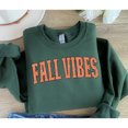 thumbnail image 2 of Unisex 'FALL VIBES' Sweatshirt - Fashionable & Warm Autumn-Winter Style, 2 of 6