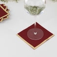 thumbnail image 3 of Balsa Circle 50 Burgundy Disposable 2 Ply Soft Dinner Cocktail Paper Napkins Gold Foil Edge Party Events Tableware Decorations, 3 of 8