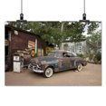 thumbnail image 2 of Print: Old Car And Gas Pump, Hackberry General Store, Route 66, Hackberry, 2 of 4