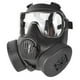 thumbnail image 1 of Máscara de comando protectora de campo CS de cara completa con respirador para cosplay Lente Black_Clear, 1 of 9