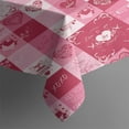 thumbnail image 3 of Nappe d'Amour Rose Saint-Valentin, Nappe Résistante aux Plis en Polyester, Nappe Réutilisable Imperméable pour Cuisine Pique-Nique Fête (Rectangulaire, 60x84 Pouces), 3 of 5