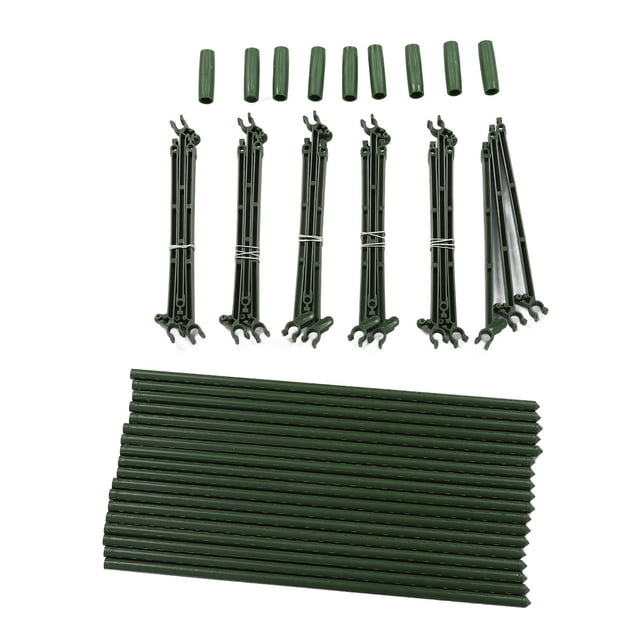 Loewten Cage à Tomates Réglable Haute en Acier PP PE Support pour Plantes Lot de 3