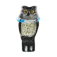thumbnail image 5 of 15-inch Fake Owl Decoy with 360 Degree Rotating Head, Realistic Scarecrow Pest Deterrent for Garden, Outdoor Bird Repellent for Patios and Yard Ornaments, 5 of 8