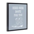 thumbnail image 4 of Stupell Industries Head Over Boots For You Fashion Painting Black Floater Framed Canvas Art Print Wall Art, 17 x 21, 4 of 10