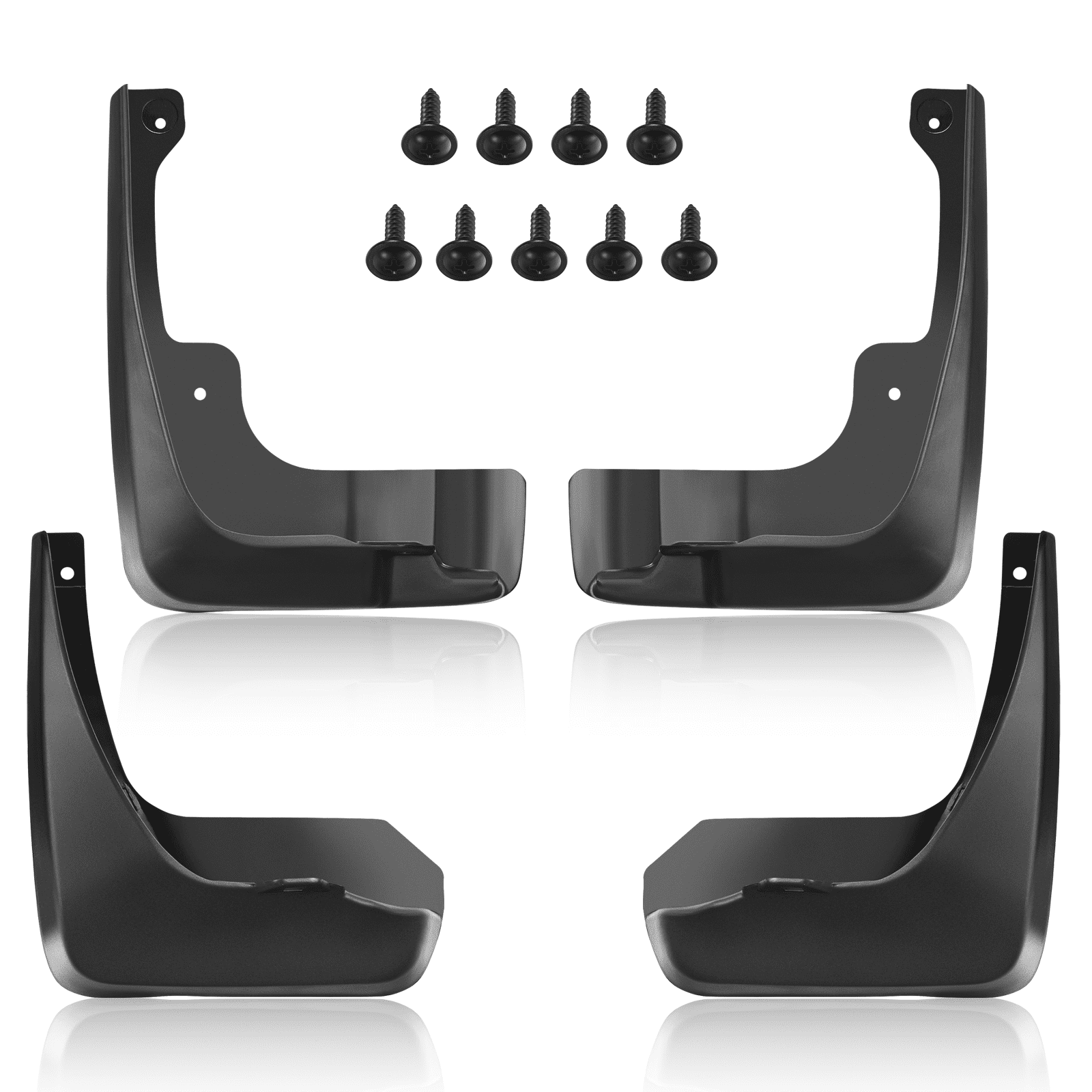 SPEEDWOW Mud Flaps Splash Guards Fit for 2007-2011 Toyota Camry,Front and Rear 4 Piece/Set