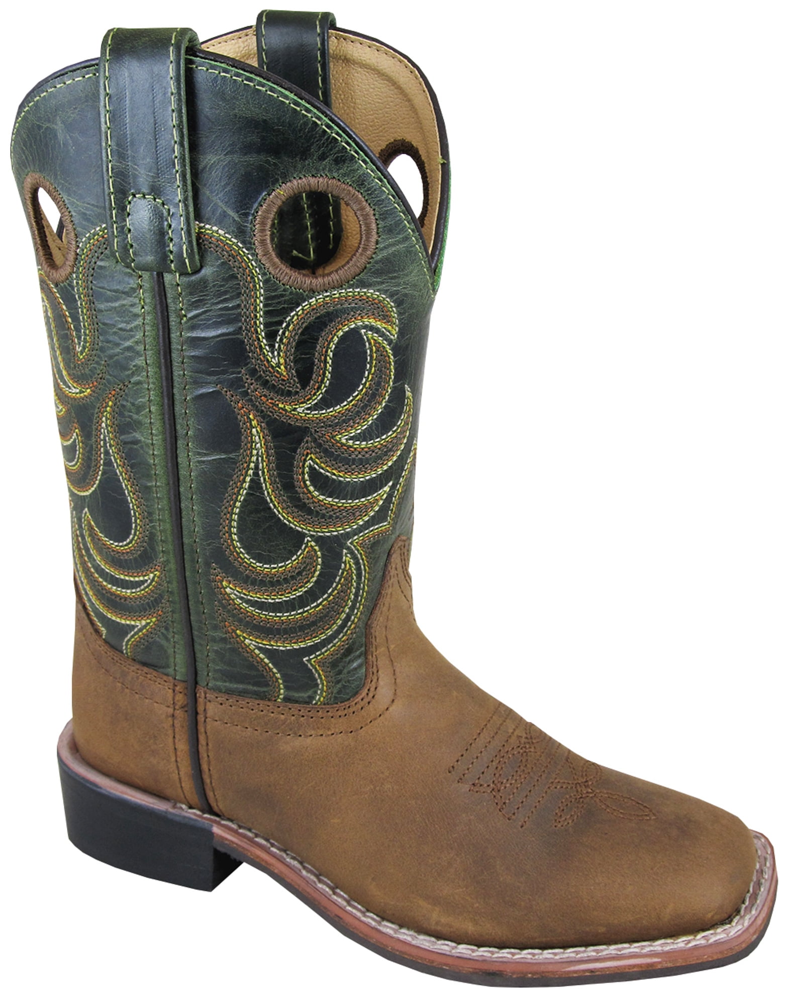 Smoky Mountain Boots Children Unisex Jesse Green Leather Crackle 9.5 D