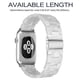 thumbnail image 5 of Compatible con Apple Watch Strap 38-40 mm / 42-44 mm Series 5/4/3/2/1, accesorio de correa de reloj de reemplazo de correa de resina delgada Ormromra 2033262-30, 5 of 9