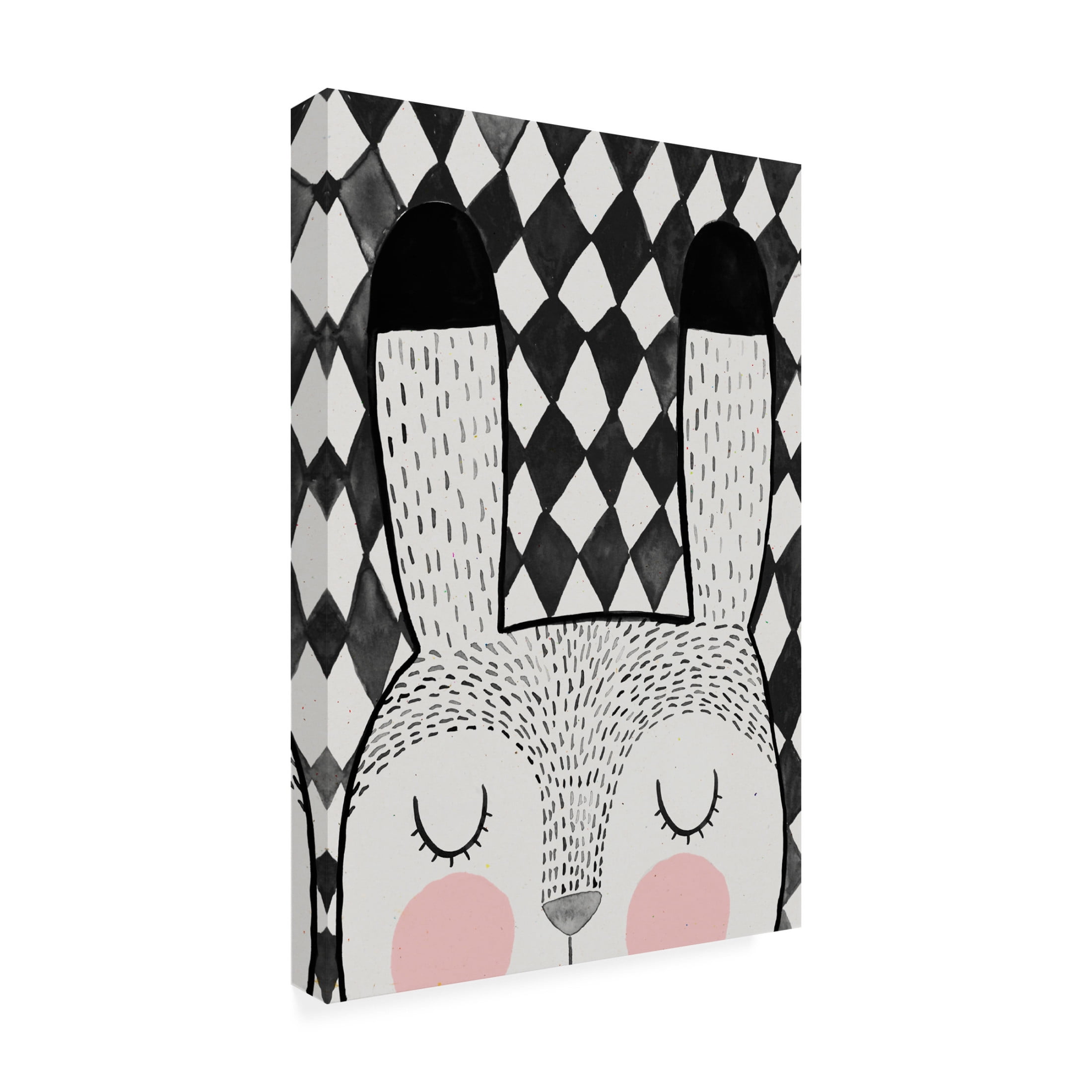 Canvas Wall Art - Treechild 'Bunny' Wall Art for Living Room, Bedroom, or Office D?cor by Trademark Fine Art - 16 x 24 Inches