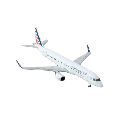 Embraer ERJ-190 Commercial Aircraft "Air France Hop" (F-HBLR) White with Striped Tail 1/400 Diecast Model Airplane by GeminiJets