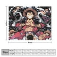 ONE PIECE／ワンピースCartoon Anime Soft Plush Blanket And Bed Blanket 50"x60
