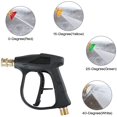 thumbnail image 3 of High Pressure Washer Gun with 5 Water Nozzle Tip, 4350PSI Power Short Spray Gun, 3 of 5
