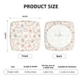 thumbnail image 5 of Fuzoiu Maple Leaves Print Square Cushion Cover,Couch Cushion Covers, Stretch Seat Slipcover for Dining Chairs, Banquets, and Home Decor-Six Piece, 5 of 7