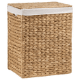 thumbnail image 1 of Bouclair Natural Foldable Water Hyacinthe Hamper, 1 of 4