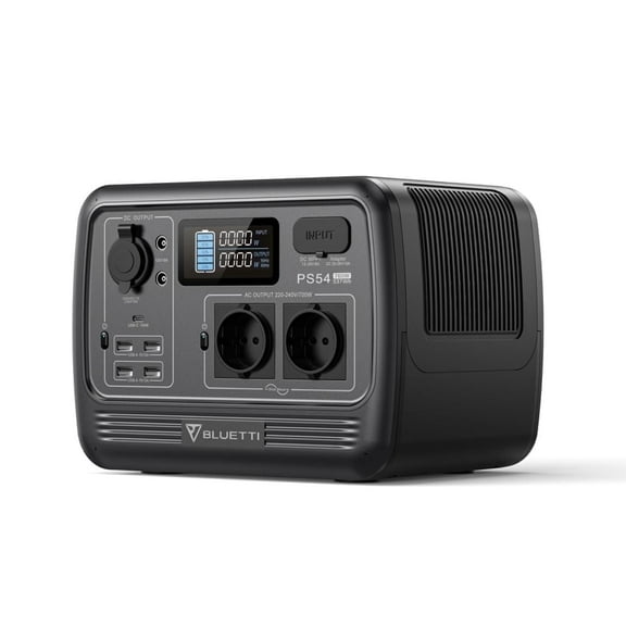 BLUETTI PS54 700W Solar Generator on sale, 537Wh LiFePO4 Power Station, Portable Solar Generator for Home Backup, Off-Grid Living, Best Camping Power Station