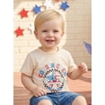 thumbnail image 3 of BemeyourBBs Cousin Crew Shirt Romper Baby and Toddler Matching Shirt Outfits Baby Girl Boy 4th of July Outfit Patriot Independence Day Clothes Short Sleeve Letter Star Print Summer T Shirt Top, 3 of 9