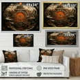thumbnail image 4 of Designart "Tangerine Cream Dharma Cycle Of Existence" Spiritual Floater Framed Canvas Art Print, 4 of 7