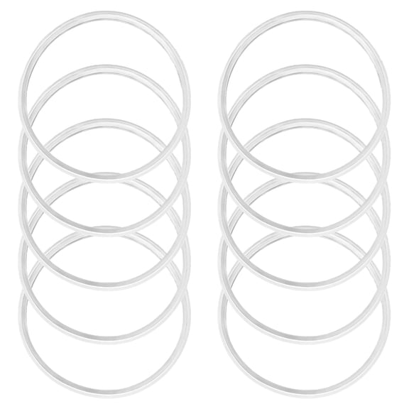 T-HOTLYST 10Pcs Leakproof Silicone Cup Lid Gaskets Seals Replacement Water Bottle Gaskets O Shape Resealable Lid Gaskets Enduring