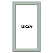 12x24 Frame Blue Teal Distressed Solid Wood Picture Frame | 1.625 Inch Moulding Width | Sonoma Blue