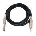 thumbnail image 4 of Cable de audio negro DC3.5 línea micrófono mezclador audio tres núcleos a línea de audio, 4 of 6