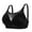 Black, variant on XFLWAM Push Up Bra for Women No Underwire Plus Size Comfortable Full Cover Bra Supportive Minimizer Bra Breathable Bra