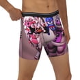 thumbnail image 4 of Lsque Five Nights At Freddy'S Pattern Men's Performance Stretch Underwear, Athletic Long Leg Briefs，Moisture-Wicking-Small, 4 of 6