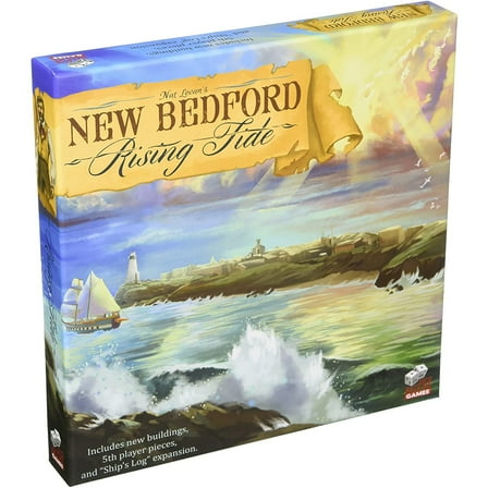 New Bedford: Rising Tide Expansion - Strategy Board Game, Ages 13 , 1-5 Players