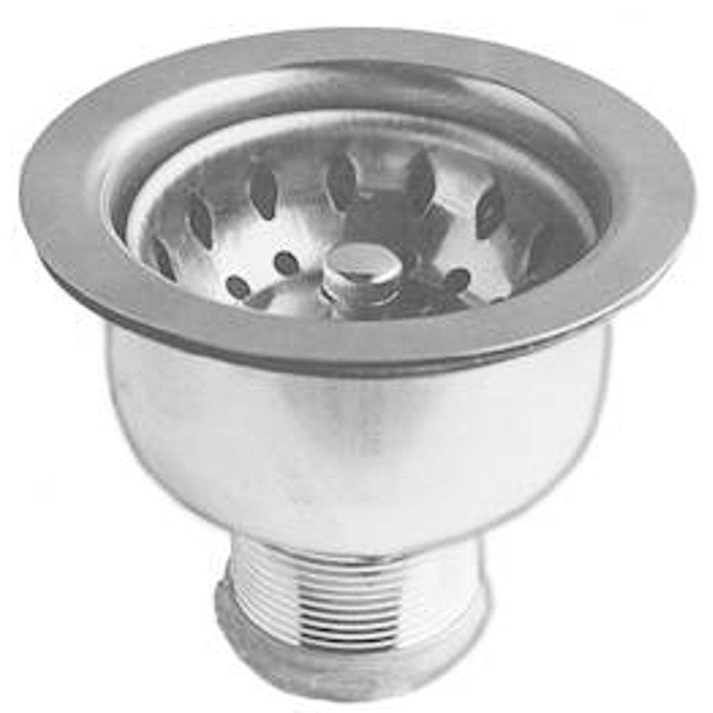 DEEP CUP BASKET STRAINER WITHOUT TAILPIECE, CHROME per 4 Each Walmart