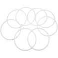 thumbnail image 3 of SHISUYAN 20Ensemble Attrape-Rêves Rond Circulaire Design de Base pour Décorations, 3 of 8