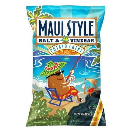Maui Style Salt & Vinegar Flavored Potato Chips, 6 oz.
