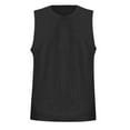thumbnail image 3 of Afdoent Men's Tank Top Summer Large Split Loose Sports Fitness Vest Lengthened Hiphop Solid Lolor Sleeveless Vest Casual Streetwear, 3 of 6
