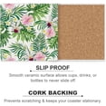 thumbnail image 6 of GZHJMY Square Drink Coasters, 1 Pcs Exotic Pattern with Tropical Flowers Absorbent Ceramic Coffee Coasters for Drinks with Cork Base Housewarming Gift for Home Decor, 6 of 6
