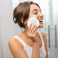 thumbnail image 5 of 2 uds., esponja limpiadora suave y absorbente con espuma limpia y delicada de algodón suave para lavar y limpiar el rostro, 5 of 5
