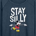 thumbnail image 3 of Mickey & Friends - Stay Silly - Women's Lightweight French Terry Long Sleeve Shirt, 3 of 5