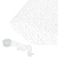 thumbnail image 4 of Papel de malla para envolver flores Uxcell, 15 pies de embalaje de ramo floral hueco con cinta para regalo de flores, blanco, 4 of 7