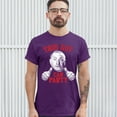 thumbnail image 3 of Tee Hunt This Guy Can Party T-shirt Curly Howard The Three Stooges Men's Tee, Purple, X-Large, 3 of 5