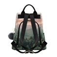 thumbnail image 2 of FORMRS Women's Travel Backpack Purse Anti-Theft Hidden Pockets Casual Shoulder Bag, Mountains at Dawn, 2 of 7
