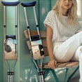 thumbnail image 2 of COEQINE Beach Crutch Case Starfish Storage Organizer for Underarm Crutches Large Capacity Crutch Storage Bag Washable Mobility Cane Pouch Fits Adult & Youth Crutches, 2 of 7