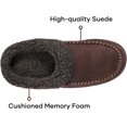 thumbnail image 3 of Men's Nealon Moccasin Clog Slipper, Slip on Indoor/Outdoor House Shoes, 3 of 11