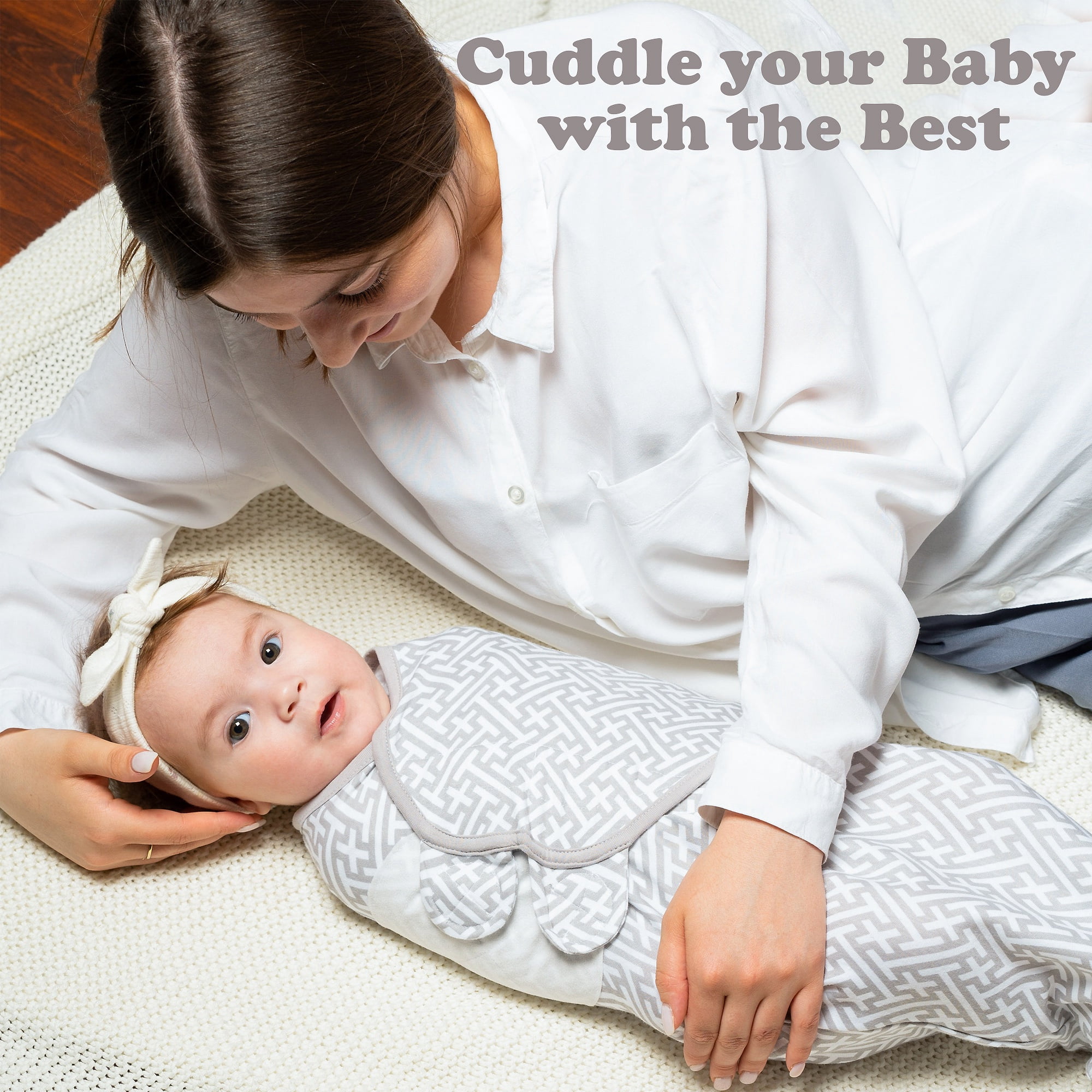 Baby Swaddles for Newborns - 4 Pack Baby Swaddles for 0-3 Months - Baby Swaddle Sleep Sack