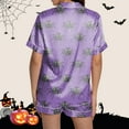 thumbnail image 7 of Women's Pajama Sets – Soft Cotton 2 Piece Lounge Sets, Comfortable Sleepwear for Summer Comfortable Women Pajama Sets For Halloween Stylish Round Neck Design With Decorative Pattern For Fall, 7 of 7