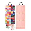 thumbnail image 3 of Barrettes Hanger Soporter, Soporte de la Proa del Cabello Almacenamiento Rosa Fiente Ligra Capacidad 3 Capas para Dormitorio para Niña, 3 of 7