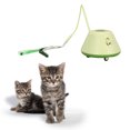 thumbnail image 1 of Automatic Moving Cat Teaser Toy, USB Charging Electric Cat Feather Toy Attractive Interactive With Light For Indoor For Kitten Green, 1 of 8