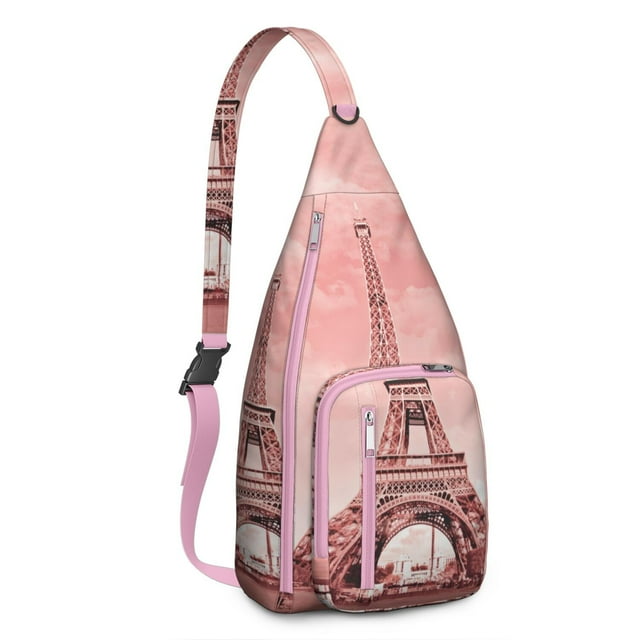 Trip Essentials Sling Backpack - Compact Lightweight Shoulder Bag for Vacation & City Exploration, Fashionable Anti-Theft Design
