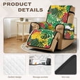 thumbnail image 3 of TSOVTHRID Tropical Monstera Leaf Print Recliner Slipcover with Pocket-Soft Soft Slip Reclining Chair Slipcovers Non-Slip Furniture Protector for Recliner Fitted Sofa Couch Cover for Pets, 3 of 7