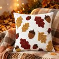 thumbnail image 4 of ChicYu Throw Pillow Cover Thanksgiving Autumn Harvest Square Cushion Case 18x18 Inch Sofa Couch Home Decor, Funda de Almohada Decorativa, Naranja, 4 of 8