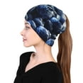 thumbnail image 6 of Bingfone Men Women Slouch Beanie Blueberry Print Cap Hip-Hop Hat Headwear Hats Turban Unisex, 6 of 8