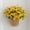 Yellow, variant on WZXPWT Artificial Flower Bouquet, Lifelike Silk Flower Arrangement with Realistic Petals, Charming Decorative Floral Bunch for Home Decor, Vibrant Faux Flower Display for Weddings and Events