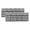 Black Gray White, variant on 2 Pack Valances for Windows, Grey Chevron Window Valances for Living Room/Bedroom/Bathroom, Geometric Ocean Abstract Wavy Striped White Light Filtering Kitchen Curtain Valance 42"W x12" L