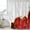 Red, variant on Gray Gold Marble Shower Curtain, Waterproof Shower Curtains for Bathroom, Modern Abstract Marble Crack Texture Washable Fabric Bathtub Curtain Set Bath Decor with 12 Hooks Long 72"x84"