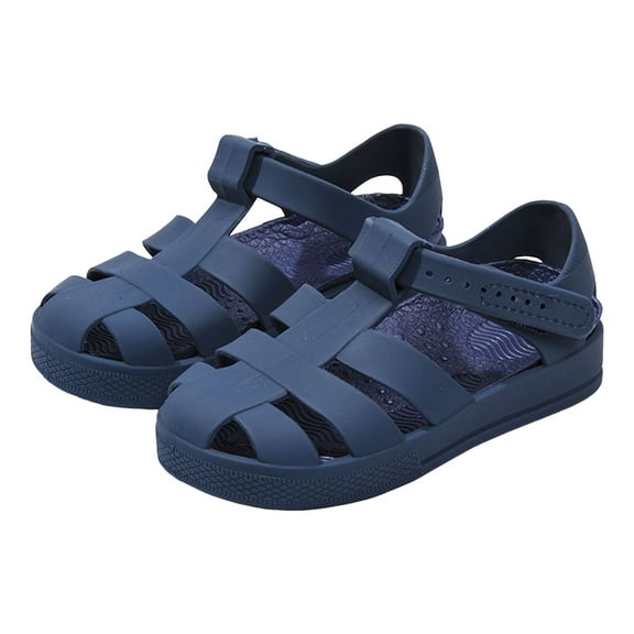 IUJSOY Toddler Little Kid Waterproof Fisherman Sandals Adjustable Boys Girls Quick Dry Water Shoes
